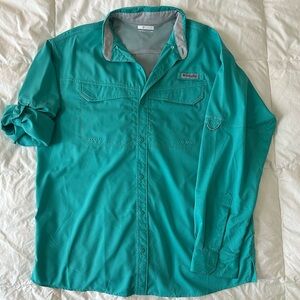 Columbia PFG Low Drag Circuit men’s button up size large